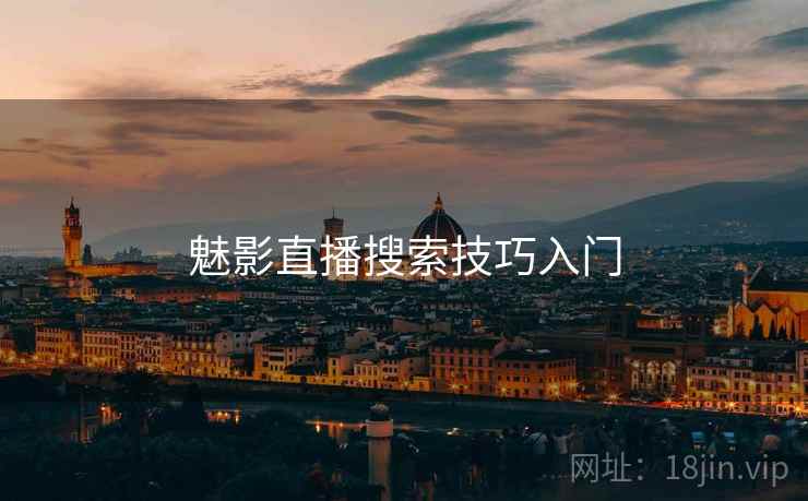 魅影直播搜索技巧入门  第1张