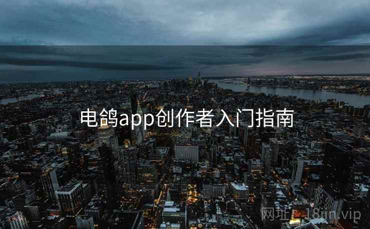 电鸽app创作者入门指南  第1张