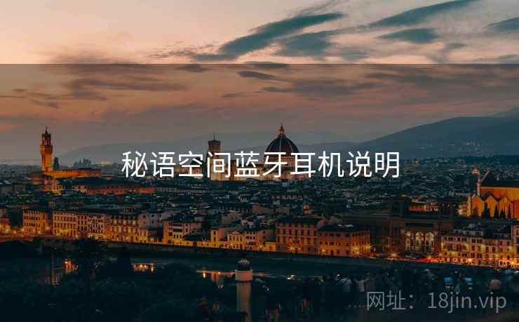 秘语空间蓝牙耳机说明  第2张