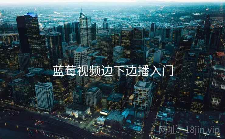 蓝莓视频边下边播入门  第1张