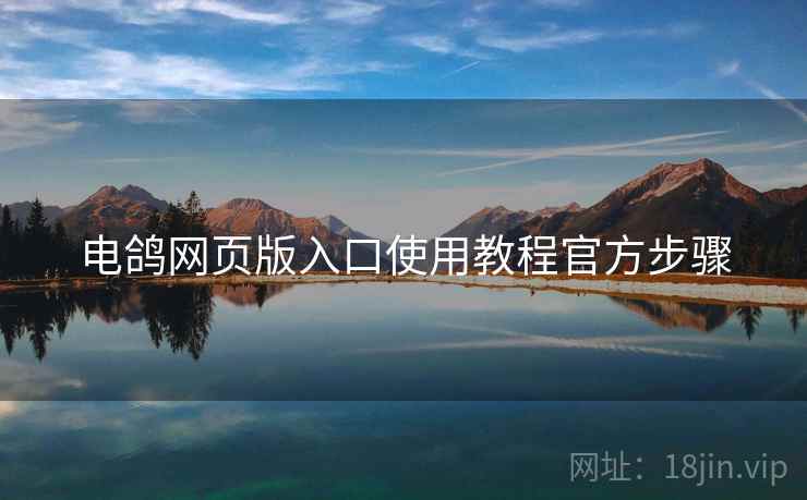 电鸽网页版入口使用教程官方步骤  第1张